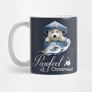 Pawfect Westie Christmas Mug